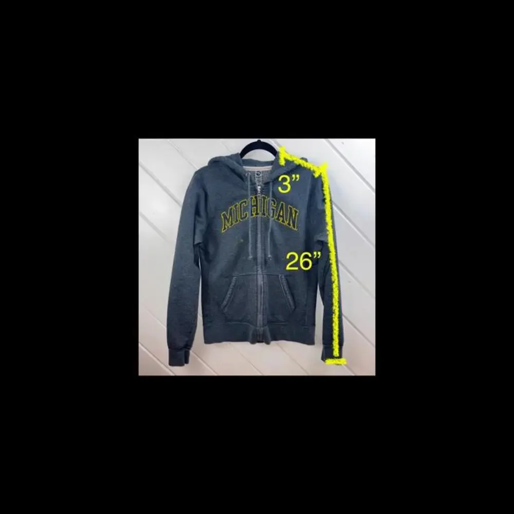 New Agenda Michigan zip up hoodie size medium
